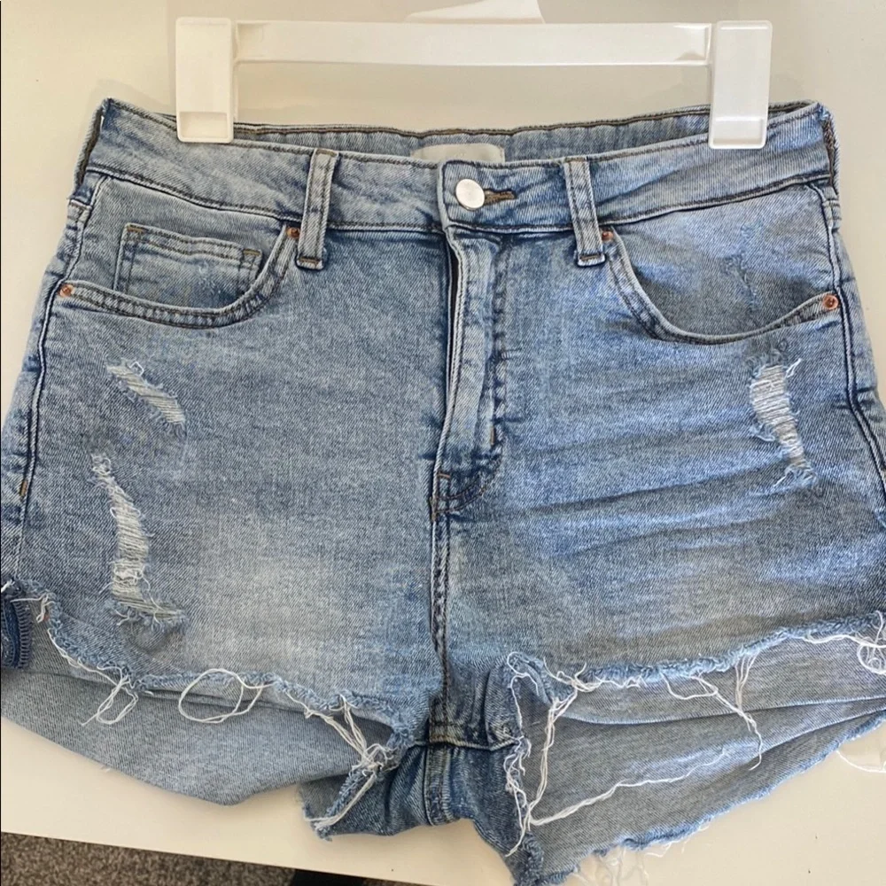 Denim Distressed Women's Shorts